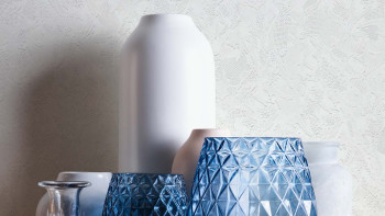 Paper-backing wallpaper Struktura 2 plains classic white 914