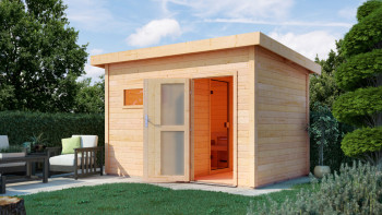 planeo sauna house Basic Melina 40 natural finish