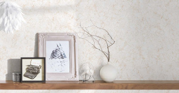 Paper-backing wallpaper Struktura 2 plains classic white 612