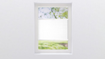 planeo pleated blind 20mm TL VS - snow white
