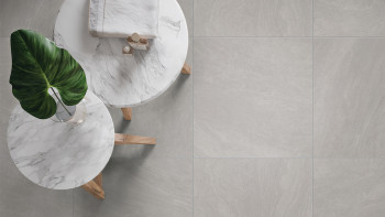 planeo DIYtile floor tiles Marble- 60 x 60 x 12 cm Grey PT