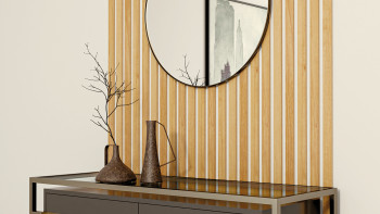 planeo WoodWall Easy-Sticks - oak light brown 2.50m