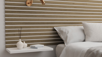 planeo WoodWall Easy-Sticks - Rustic Oak 2.50m