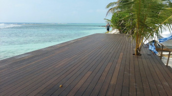 planeo wooden terrace - bamboo dark - smooth/grooved