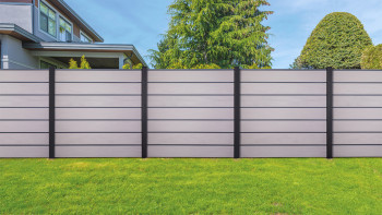 planeo Gardence Premium WPC Fence XL - Desert Sand 180 x 180 cm