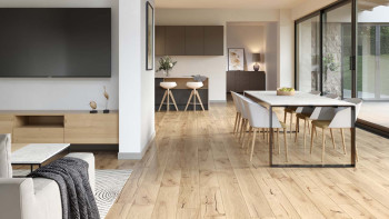 planeo Parquet Flooring - COUNTRY European light lively Oak markant (PU-000192)
