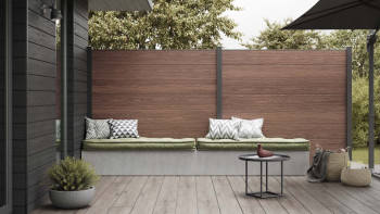 planeo AEX - garden fence red oak rustic