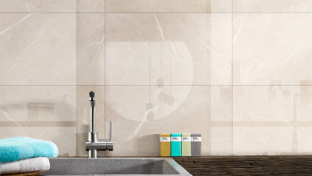 Plastic wall panelling - planeo StrongWall Gloss - Fargo 37.5 x 65 cm