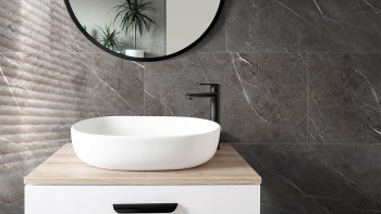 Plastic wall panelling - planeo StrongWall Gloss - Porti 37.5 x 65 cm