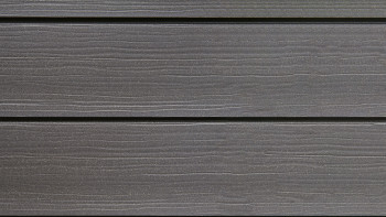planeo Fassado - WPC rhombus strip facade cladding Prime lava grey