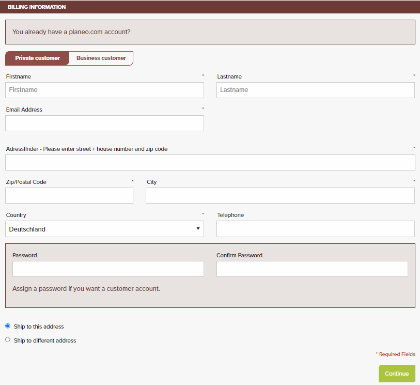 Checkout Order process checkout
